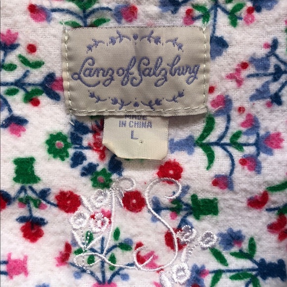 Floral Print Women's Robe - Picture 4 of 7